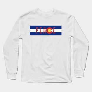 Colorado Peace shirt Long Sleeve T-Shirt